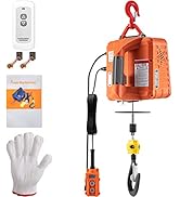 VEVOR 3-in-1 Electric Hoist Winch, 1100lbs Portable Electric Winch, 1500W 110V Power Winch Crane,...