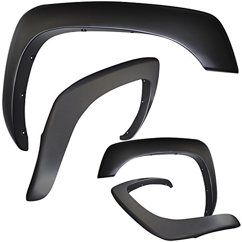 OxGord Ffoe-101 Fender Flares for Select Chevrolet and Gmc Models, 4 Piece