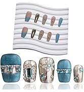 COOLYOUNG Handmade Press on Nails, Spring Nails, Reusable Nails, Long Lasting Press On Nails, Bun...
