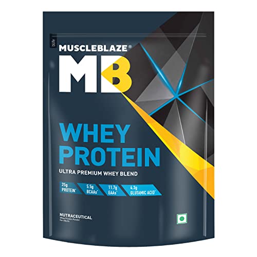 MuscleBlaze 100 Whey Protein, Ultra Premium Whey Blend (Rich Milk
