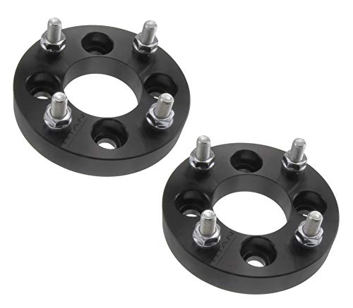 (2) 25mm (1.0") 4x100 Wheel Spacers Fits Honda Civic Fits Acura Integra Fits Mazda Protégé Miata Fits Toyota MR