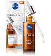 Nivea Cellular Expert Filler Vitamin C Radiance Serum, Light Skin Care Serum with Vitamin E, G...