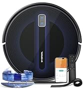 SYSPERL 2 in 1 Robot Vacuum and Mop, Robot Vacuum Cleaner with Mapping Technology 2600Pa, WiFi/Al...