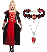 Vampir Kostüm Für Mädchen - Gothic Set Mit Maske & Accessoires