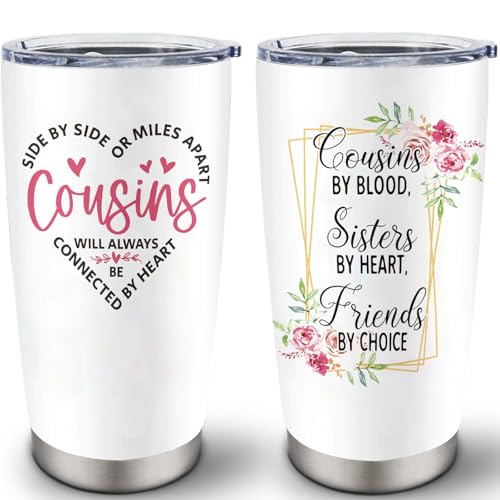 Cousin Gifts for Women for Girls & Mothers Day, 20oz Tumbler