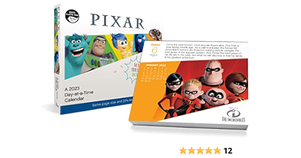 2023 Disney Pixar Day-at-a-Time Box Calendar: Trends International:  9781438888361: Amazon.com: Books