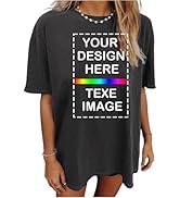 Custom T Shirts for Men/Women 2025 Design Your Own Shirt Add Text/Image/Logo Personalized Cotton ...