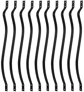 Sidasu 32.25 Inch Deck Balusters,51 Pack Metal Deck Spindles, Staircase Baluster with Screws, Wav...