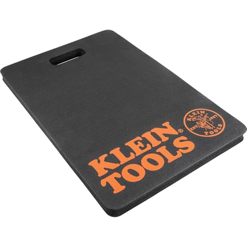 Klein Tools 60623 Knee Pad Compression Sleeve, Knee Support for Construction, Workers and Athletes, Black, M/L