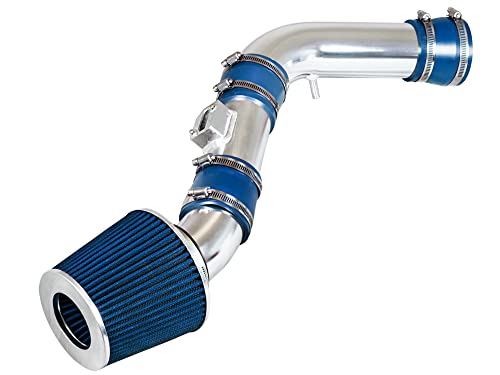 Rtunes Racing Cold Air Intake Kit + Filter Combo BLUE Compatible For 07-12 Chevrolet Colorado/GMC Canyon/Hummer H3/H3T 3.7L I5