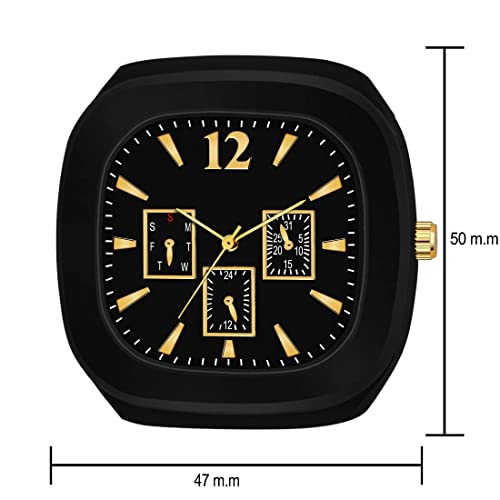 Image of SELLORIA Square Shape Analog Silicon Strap Stylish Designer Watch Kids Watch for Boys