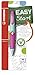 Produktbild Ergonomischer Druck-Bleistift für Rechtshänder - STABILO EASYergo 1.4 in türkis/neonpink - Einzelstift - inkl. 3 dünner Minen - Härtegrad HB