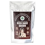 Henna Cosmetics Cypri Natural Henna Hair Color Dye, 100% Pure Henna Powder for Hair Growth Organic (Dark Brown, 100 Gr + Free 50 Gr.)