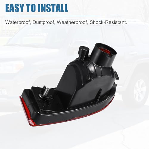 Image of uxcell Rear Right Side Bumper Reflector Light Lamp for Toyota 4Runner 2003-2005 Red