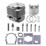 ULZOZN 48MM シリンダー ピストンキット 新ダイワEB633RT Echo PB-650 PB-750T PB-751H PB-751H PB-755ST バックパック ブロワー 交換用 A130001000 A130000251 V100000100 V10000 V1 0000000 051 P021002984