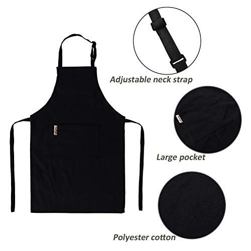 Kids Apron And Chef Hat Set-Adjustable Child Apron For Boys And Girls For Cooking Baking #TOP1