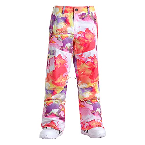 Womens Waterproof Ski Pants Insulated Snow Pants Windproof Snowboarding Ski Bib Pants Cloud #TOP29