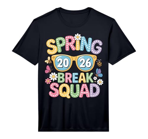 Spring Break Squad 2026 Friends Family Matching Squad Performance T-Shirt