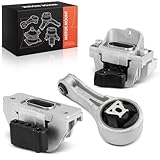 Frankberg 1x Motorlager Vorne Rechts + 1x Getriebelager Automatikgetriebe + 1x Drehmomentstützlager Hinten Kompatibel mit Journey 2.4L 2008-2024 Replace# 5147774AC