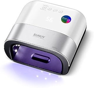 SUNUV 48W UV LED Nail Lamp for Gel Nail Polish Curing 5 Fingernails