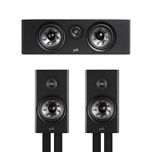 Polk Audio Reserve 3.0 Channel Home Theater Speaker Bundle (Black)