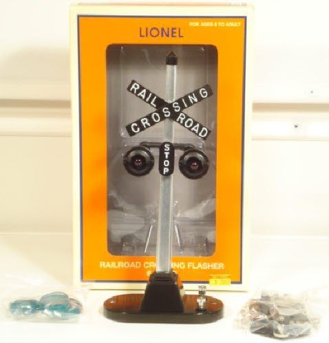 Miniatura 5 de Lionel #154 Señal Intermitente de Cruce Ferroviario Escala O Accesorio de Tren de Modelo