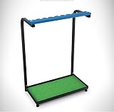 SGSG Golf Club Rack Halter Metall Golf Club Rack Organizer Outdoor Bodenregal Golf Organizer