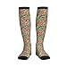 NHSXBEY Hippy Bright Paisley Retro Fashion Graduated Compression Socks for Men and Women, Best for Cycling,Running,Traveling