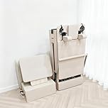 nexace Reformer Pilates Machine,Wood Foldable Pilates Reformer Equipment for Home