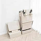 nexace Reformer Pilates Machine,Wood Foldable Pilates Reformer Equipment for Home