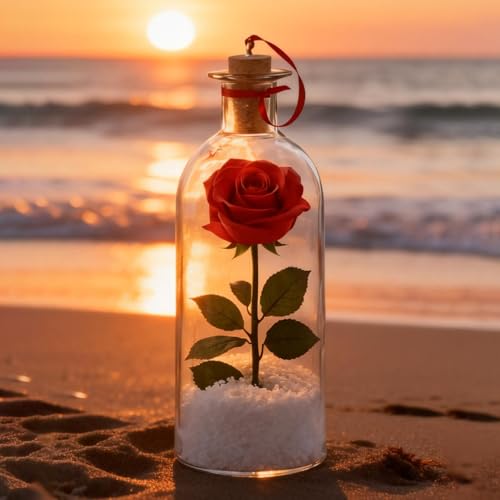 PANGBOER Messages de Roses dans Une Bouteille Bouteille vocale, W 2PXC – vue 3
