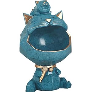 Seasonal Décor 3D Cat Statue Sculpture Home Decoration Accessories Fashion Storage Box Figurine Home Decor Ornament Wedding Party Decorations