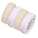 Csirnto Nastro di Pizzo Autoadesivo 6 Rotoli Nastro Decorativo in Pizzo Rifinitura Pizzo Vintage Nastro Adesivo Decorativo Trim di Pizzo per Scrapbooking Matrimonio Festa Regalo Fai da Te