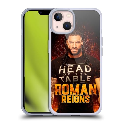 Head Case Designs - Head Case Designs sous Licence Officielle WWE Roman Reigns 1 R. Reigns Graphiques Coque en Gel [Protection de Qualité Militaire] Compatible avec Apple iPhone 13 Et Compatible avec MagSafe