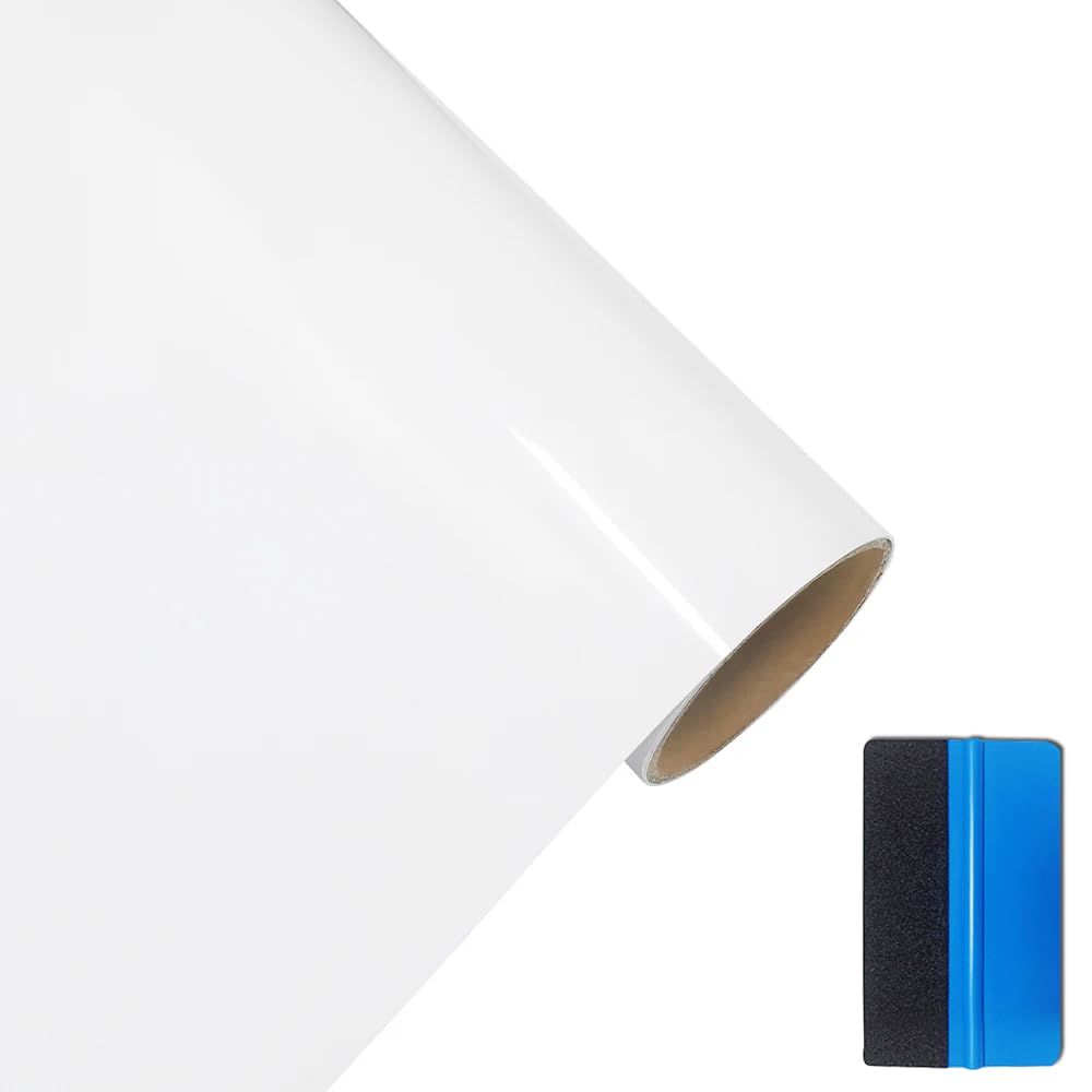 NewL High Gloss Red Vinyl Wrap Self Adhesive Air Release Bubble Outdoor Rated for Automotive Use (30cm x 150cm) — view 11