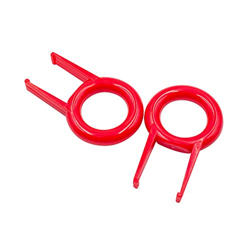 Granvela Pack 2 Keycap And Key Remover Red Plastic Keycap And Key Puller For Mechanical Keyboard #TOP3