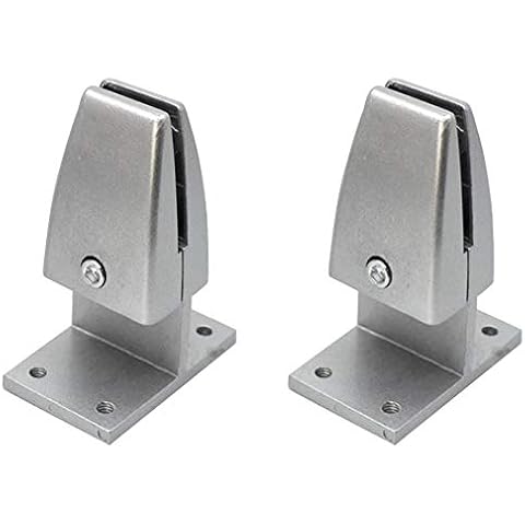 2 Pieces T Shape Office Desk Partition Support Bracket Shelf Clip Clamp Holder Screen Clip Holder (Sliver) Cover