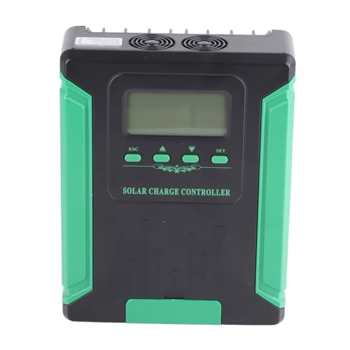 Walfront Controlador Solar MPPT con LCD Display Características Automáticas para Sistemas de Energía 12V 24V 36V 48V Ideal para Aplicaciones Solares (50A)