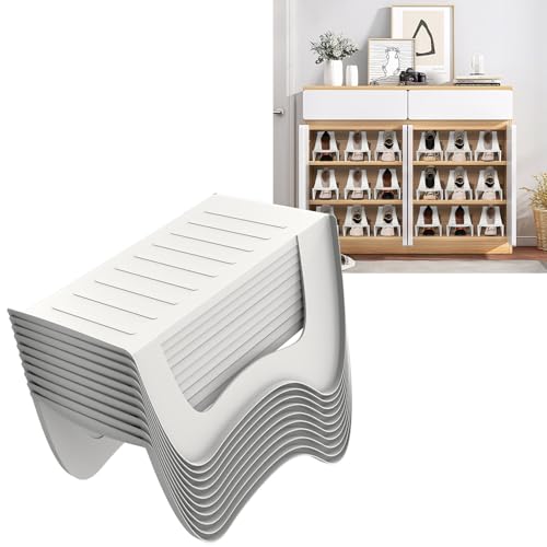 YUENFONG Schuhschlitze 10 Stück Weiß