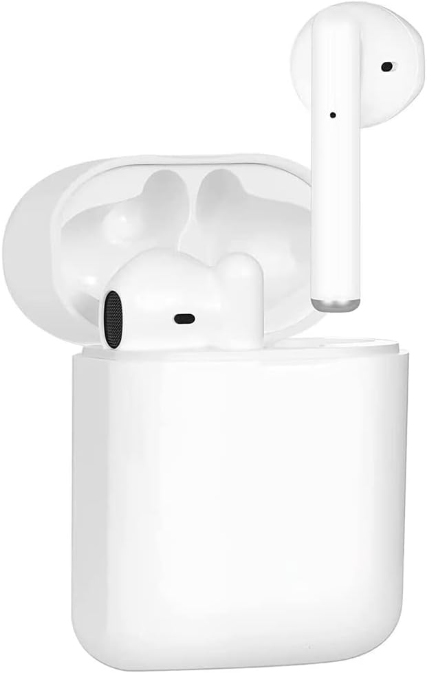Wireless Earbuds, Bluetooth Earbuds IPX7 Waterproof Wireless Bluetooth with Microphone Charging Case 30H Playtime,Pop-ups Auto Pairing Hi-Fi Stereo Sound Headset for iPhone/Samsung/iOS/Android