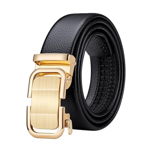 Men's leather belt with top layer cowhide automatic buckle belt men's cowhide belt