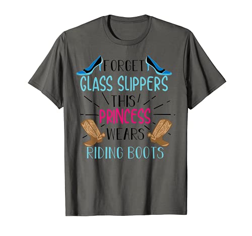 Princess Wears Botas de montar | Cool Horse Riders regalo divertido Camiseta