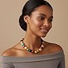WOWORAMA Colorful Beaded Necklace for Women Trendy Colored Chunky Statement Necklaces Boho Large Square Resin Beads Choker Necklace Y2K Summer Jewelry #2