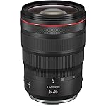 Canon RF24-70mm F2.8 L is USM Lens, Standard Zoom Lens, Compatible with EOS R Series Mirrorless Cameras, Black