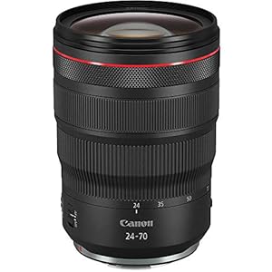 Canon RF24-70mm F2.8 L is USM Lens, Standard Zoom Lens, Compatible with EOS R Series Mirrorless Cameras, Black