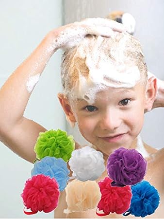 Mini Kid Mesh Bath Puff Sponge (8 Pack)