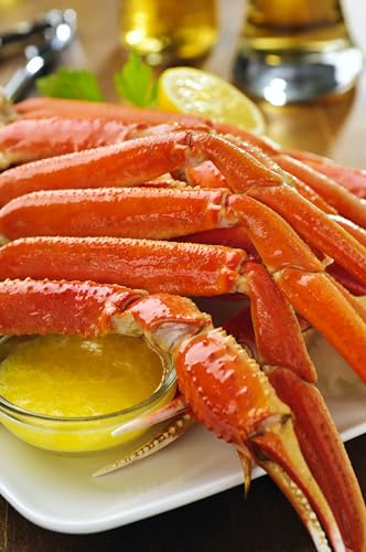 New York Steak & Seafood King Crab Legs - Fresh Frozen Red Crab Claws - Jumbo 9-12 Size Alaskan King Crab Legs (2.5 lbs. King Crab Legs)