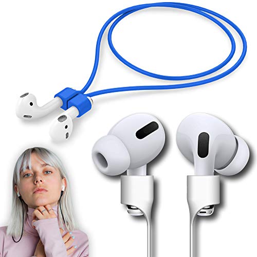 cobcobb Ultra Strong Magnetic Airpod Pro Strap Anti-Lost Cord Sports Lanyard Compatible with Airpods 3rd 2nd Generation Pro 3 2 1 (Blue)