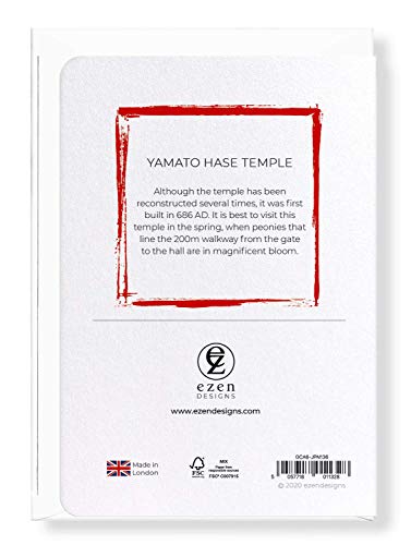 Yamato Hase tempio Paesaggio giapponese biglietto...