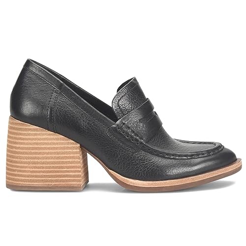 Image of MOOMMO Women Chunky Platform Loafers Pumps Round Closed Toe Slip On Penny Loafers Suede Block High Heels Oxford Shoes Formal Classic Thick Heel Dress Loafer Office Ladies Vintage Comfort 4-11 M US
